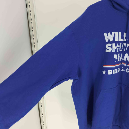 ポートカンパニー PORT&COMPANY WILL YOU SHUT UP MAN? プリント プルオーバー パーカー ビッグサイズ メンズ 2XL