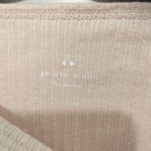 ジェラートピケ gelato pique マタニティリブTシャツ レディース ONESIZE