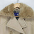 バーバリーブルーレーベル BURBERRY BLUE LABEL 裏地チェック アンゴラ混 ファーコート レディース 36