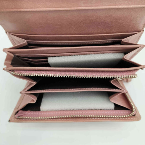 コムサ COMME CA 折り畳みホースレザーウォレット レディース