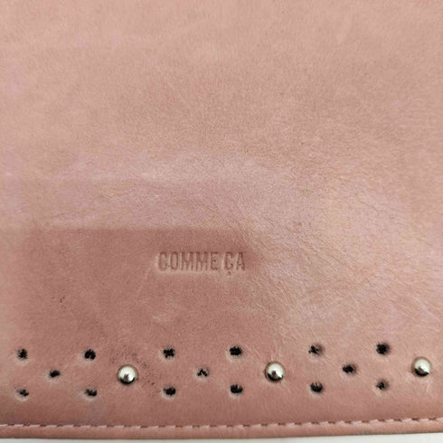 コムサ COMME CA 折り畳みホースレザーウォレット レディース