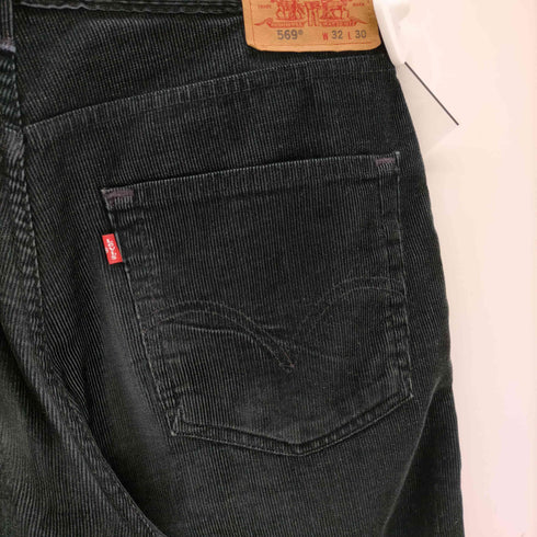 リーバイス Levis 569-1011 ルーズ ストレート コーデュロイ パンツ ブラック メンズ w32