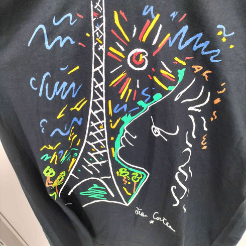 ©1994 Flamarion4 ジャン・コクトー アートプリントTシャツ メンズ import:L