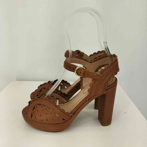 シーバイクロエ SEE BY CHLOE ヒール ストラップレザーサンダル レディース