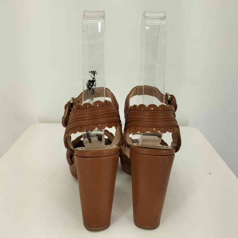 シーバイクロエ SEE BY CHLOE ヒール ストラップレザーサンダル レディース