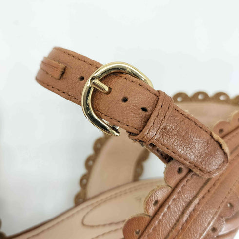 シーバイクロエ SEE BY CHLOE ヒール ストラップレザーサンダル レディース