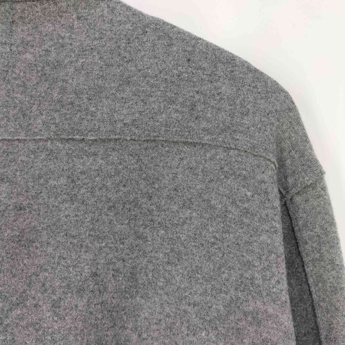カルバンクライン CALVIN KLEIN ウール ポケット 比翼 ジップシャツ メンズ import:M
