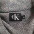 カルバンクライン CALVIN KLEIN ウール ポケット 比翼 ジップシャツ メンズ import:M