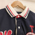 トミーヒルフィガー TOMMY HILFIGER ナンバリング54 パッチ刺繍 ラガーシャツ メンズ import:M