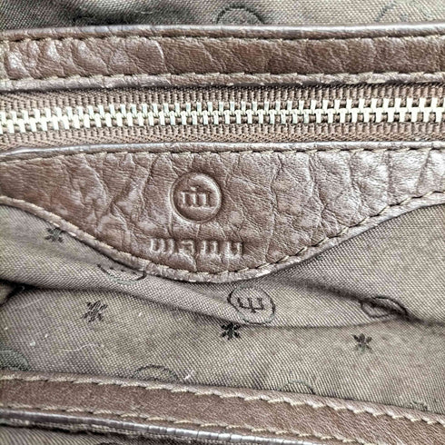 manu レザートートバッグ レディース