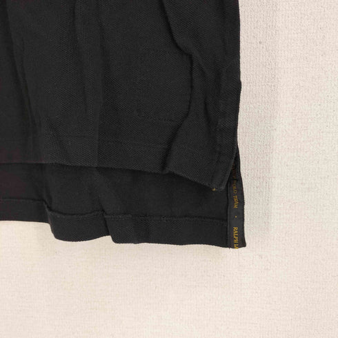 ポロラルフローレン POLO RALPH LAUREN CUSTOM FIT エンブレム ビックボニー 刺繍 BLACK WATCH ナンバリング3 半袖 ゲームシャツ メンズ import:S