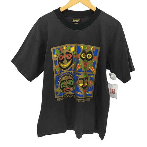 BALI ISLAND ZIGGIE STUDIO アート プリント Tシャツ メンズ