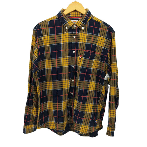 ディッキーズ Dickies ボタンダウン ヘビーネルシャツ チェックシャツ メンズ JPN:XL