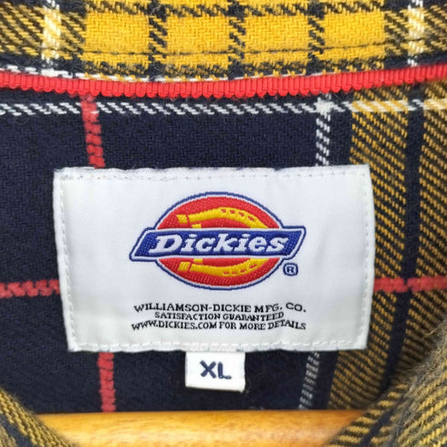 ディッキーズ Dickies ボタンダウン ヘビーネルシャツ チェックシャツ メンズ JPN:XL