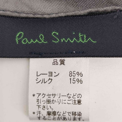 ポールスミス Paul Smith シルク混総柄スカーフ メンズ
