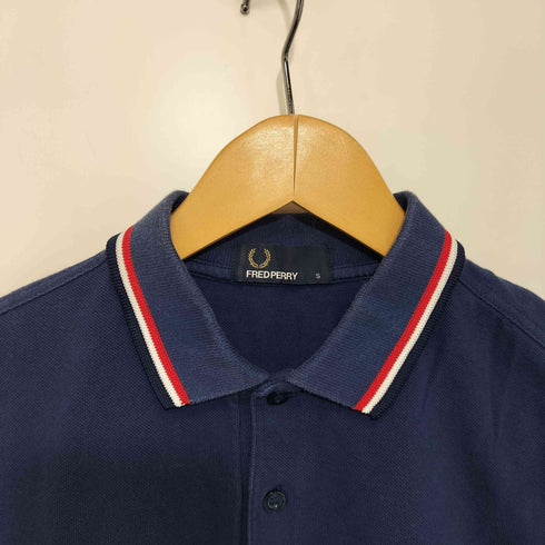 フレッドペリー FRED PERRY ワンポイント刺繍鹿の子ポロシャツ メンズ S