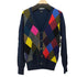 ピーエスポールスミス PS Paul Smith マルチカラーデザインカーディガン メンズ M