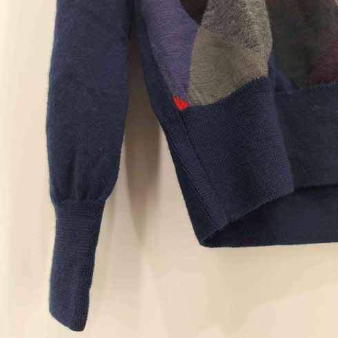 ピーエスポールスミス PS Paul Smith マルチカラーデザインカーディガン メンズ M