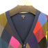 ピーエスポールスミス PS Paul Smith マルチカラーデザインカーディガン メンズ M