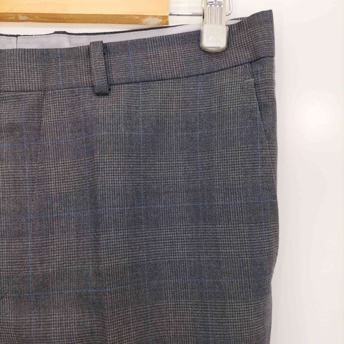 azabu tailor 千鳥格子 テーパードスラックス メンズ 085