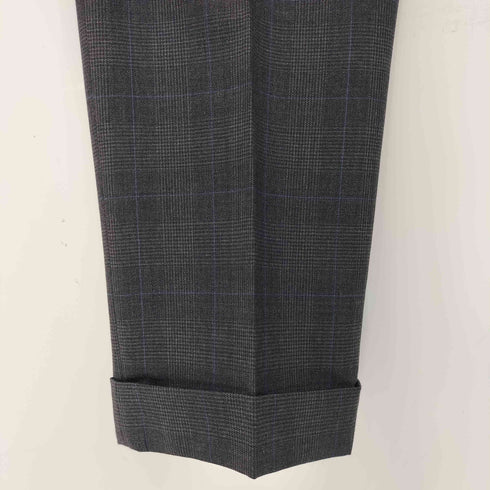 azabu tailor 千鳥格子 テーパードスラックス メンズ 085