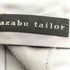 azabu tailor 千鳥格子 テーパードスラックス メンズ 085