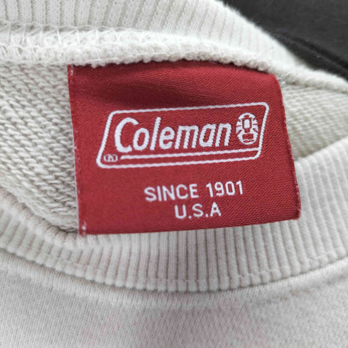 コールマン COLEMAN 両面プリントクルーネックスウェット メンズ