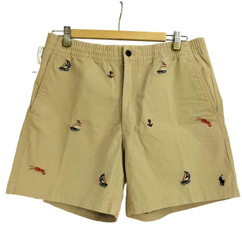 ポロラルフローレン POLO RALPH LAUREN STRETCH CLASSIC FIT 裾ポニー ヨット 帆船 刺繍 チノショーツ メンズ