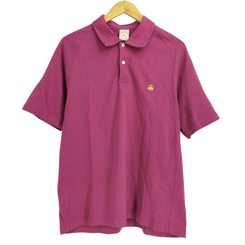 ブルックスブラザーズ 346 BROOKS BROTHERS コットン100 ゴールデンフリース 半袖 ポロシャツ メンズ import:M