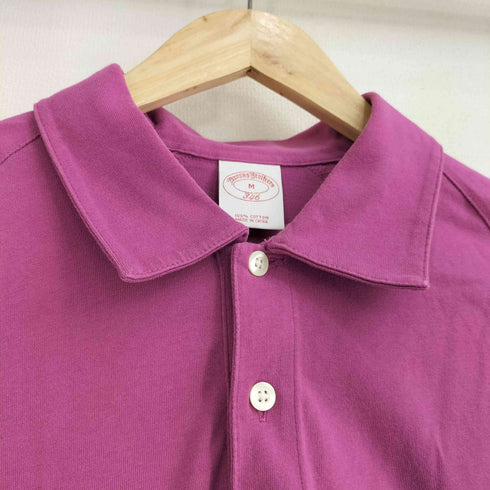 ブルックスブラザーズ 346 BROOKS BROTHERS コットン100 ゴールデンフリース 半袖 ポロシャツ メンズ import:M