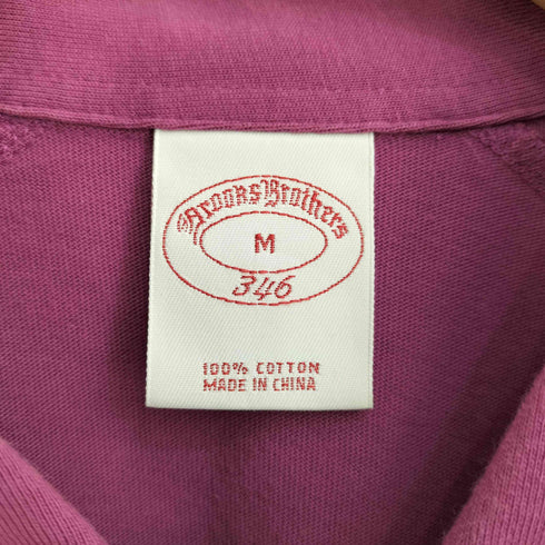ブルックスブラザーズ 346 BROOKS BROTHERS コットン100 ゴールデンフリース 半袖 ポロシャツ メンズ import:M