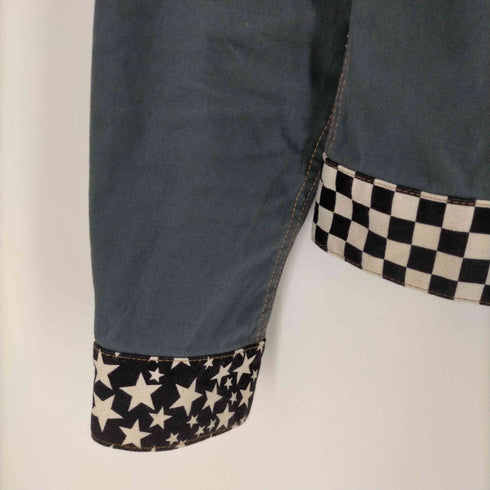 ヒステリックグラマー HYSTERIC GLAMOUR 3PATTERN MIX スクラッチジャケット レディース JPN:M