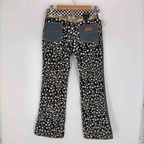 ヒステリックグラマー HYSTERIC GLAMOUR 3PATTERN MIX スクラッチフレアパンツ レディース 27