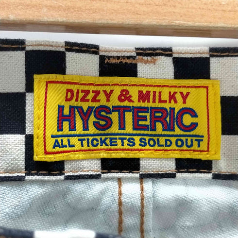 ヒステリックグラマー HYSTERIC GLAMOUR 3PATTERN MIX スクラッチフレアパンツ レディース 27