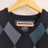 ZOY DRESS CODE INTERNATIONAL ウール100 アーガイル柄 ニットベスト メンズ JPN:3