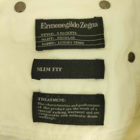 エルメネジルドゼニア Ermenegildo Zegna ルーマニア製 SLIM FIT リヨセル混 デニムパンツ メンズ 32