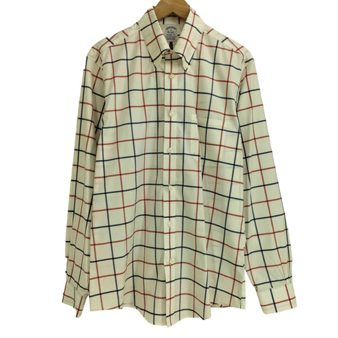 ブルックスブラザーズ BROOKS BROTHERS REGENT FIT ボタンダウン チェックシャツ メンズ import:M