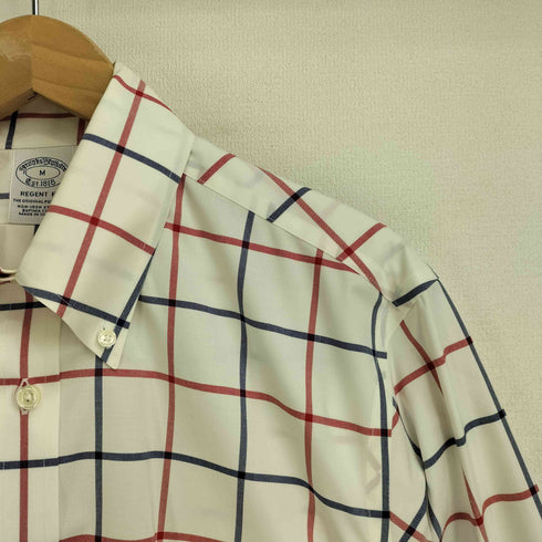 ブルックスブラザーズ BROOKS BROTHERS REGENT FIT ボタンダウン チェックシャツ メンズ import:M