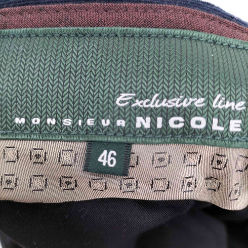 ムッシュ二コル MONSIEUR NICOLE コインポケット コットン ストレッチ コーデュロイ パンツ メンズ EUR:46-48