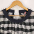 トリココムデギャルソン tricot COMME des GARCONS シワ加工 バンドカラー チェック シルクブレンド ワンピース レディース JPN:S
