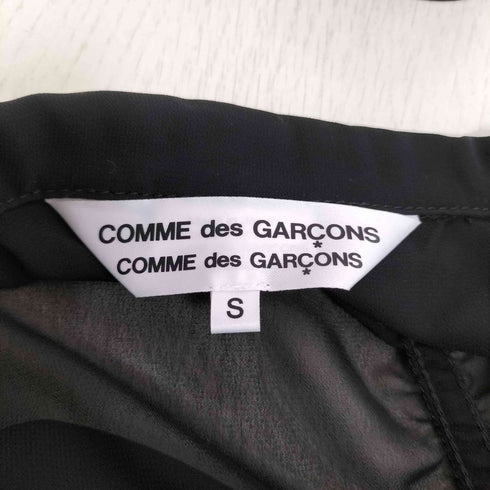 コムデギャルソンコムデギャルソン COMME des GARCONS COMME des GARCONS バックギャザーデザイン 開襟 4B シアー シャツ ジャケット レディース JPN:S