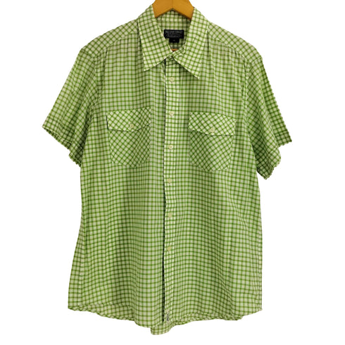 ポロジーンズカンパニーラルフローレン POLO JEANS COMPANY RALPH LAUREN ダブルポケット 半袖 チェックシャツ ビックサイズ メンズ import:XL