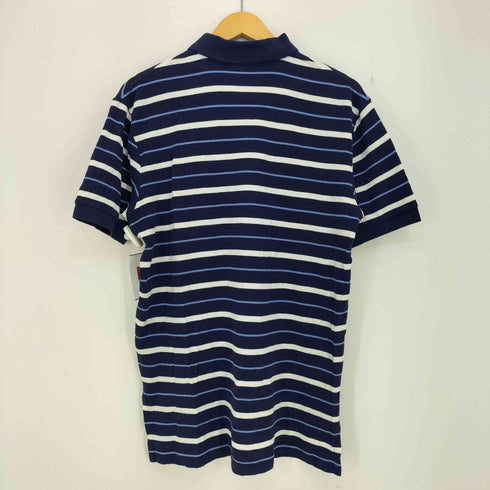 ポロバイラルフローレン Polo by RALPH LAUREN ボーダー ポニー刺繍 ポロシャツ メンズ import:L