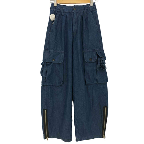 キャスパージョン CASPER JOHN Parachute denim cargo pants パラシュート デニム カーゴパンツ メンズ JPN:M