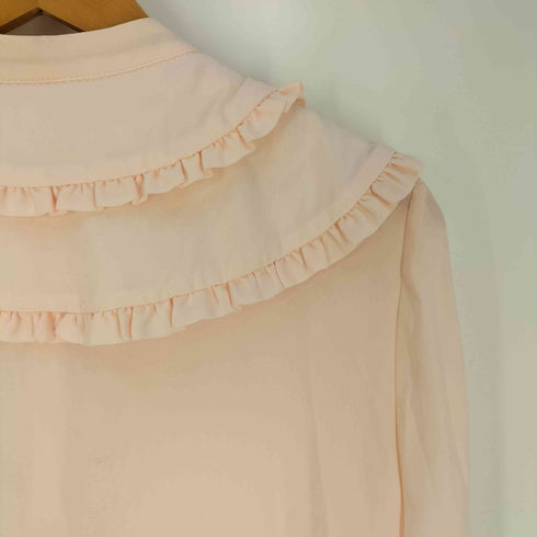 ザラ ZARA フリル リボン ブラウス レディース import:M