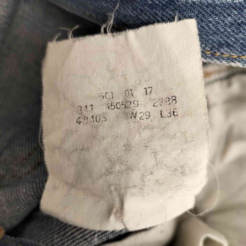 リーバイス Levis 90S MADE IN UK ユーロリーバイス 501 ボタン裏311 ストレート デニムパンツ メンズ W29 L36