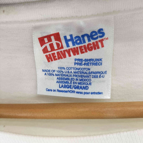 ヘインズ Hanes 90S 3段プリントクルーネックTシャツ メンズ JPN:L