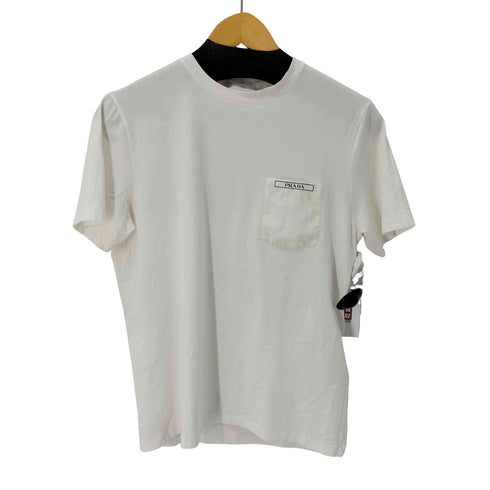 プラダ PRADA ナイロン切替 S/S ポケットTシャツ メンズ import:S