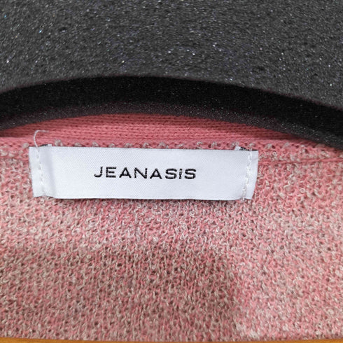 ジーナシス JEANASIS スプリットマーブルVカーディガン レディース F