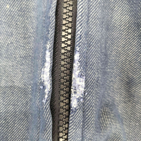 MADE IN FRANCE デニムジップブルゾン YKKジップ メンズ